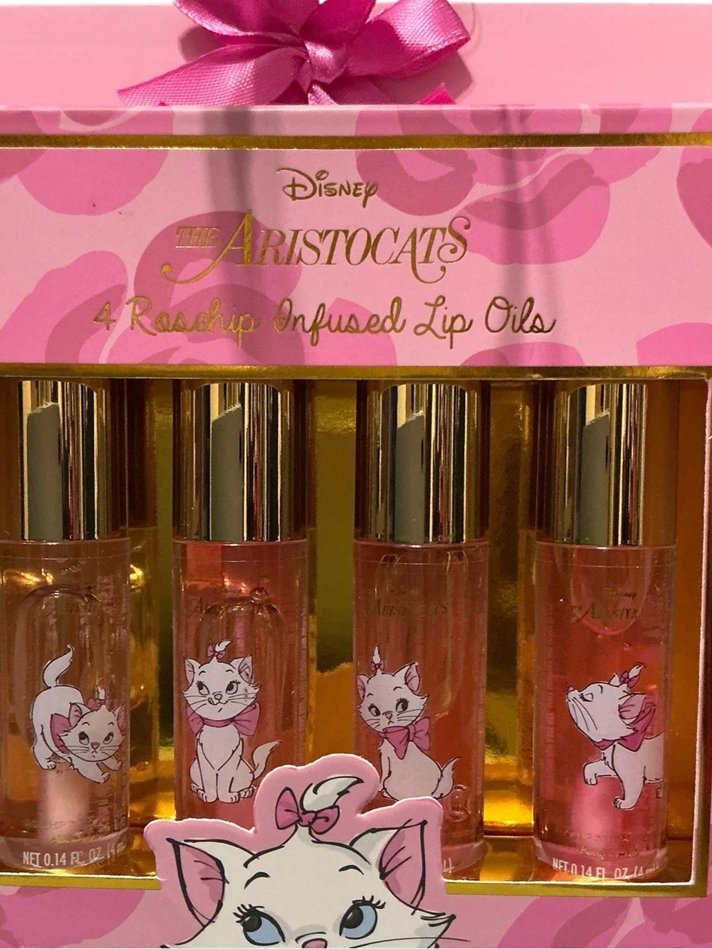 DISNEY The Aristocats Rosehip Lip Oil Set NEW - Picture 2 of 4